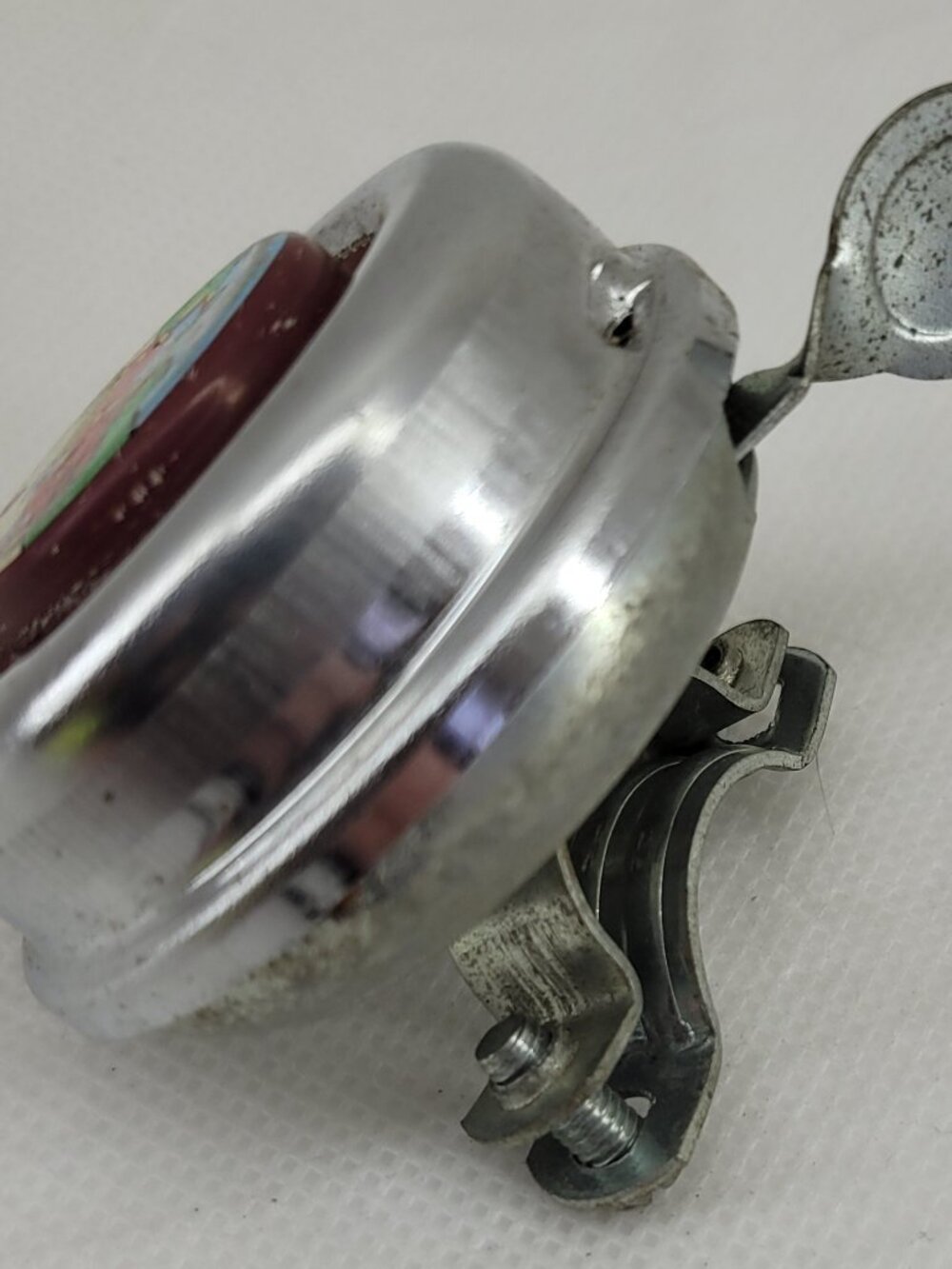 Vintage Bicycle Tricycle Bell Fire Engine Thumb Ring Ring! Works! - Picture 2 of 7